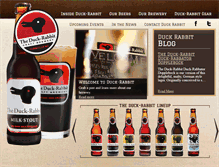 Tablet Screenshot of duckrabbitbrewery.com